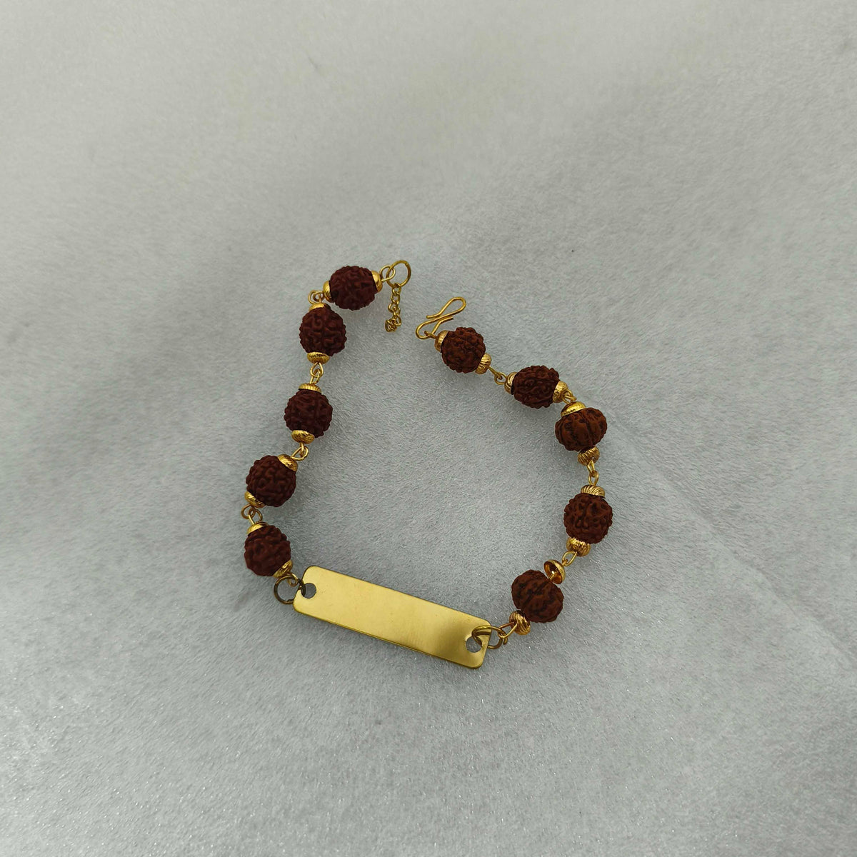 Elegant Rudraksha Name Rakhi